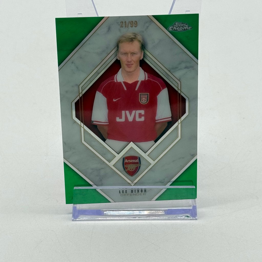 Topps Chrome Arsenal 2026 - Lee Bixon 21/99 Green Refractor, Ophalen of Verzenden, Zo goed als nieuw