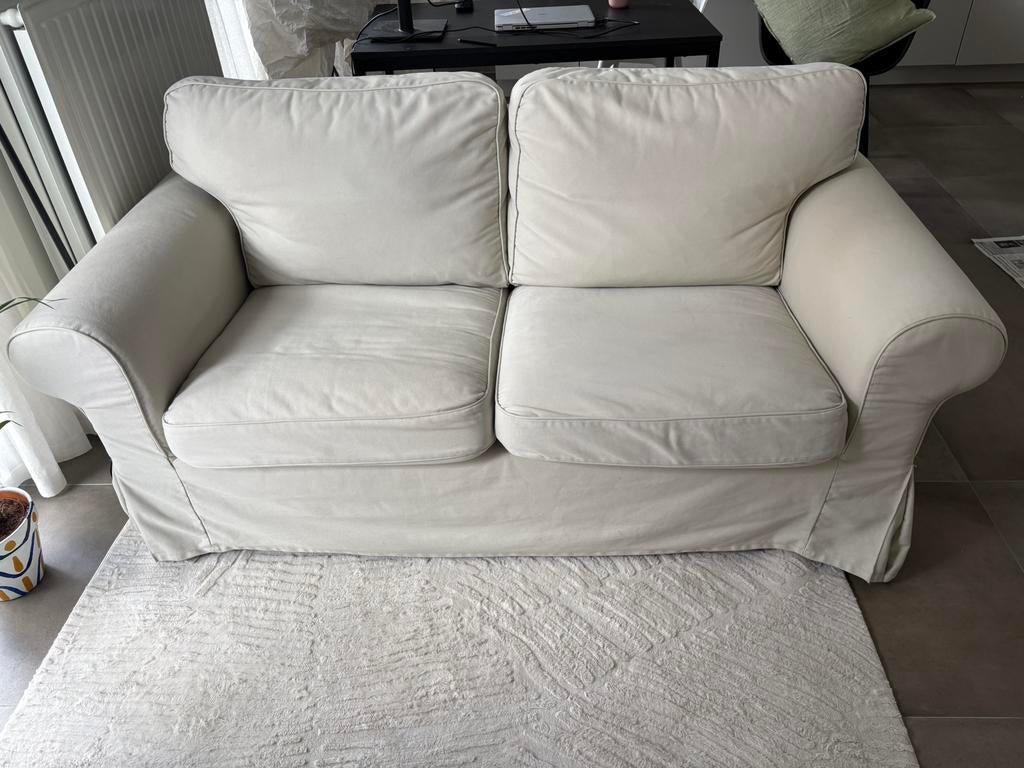 EKTORP Sofa, Maison & Meubles, Enlèvement, Utilisé, Deux personnes, Banc droit