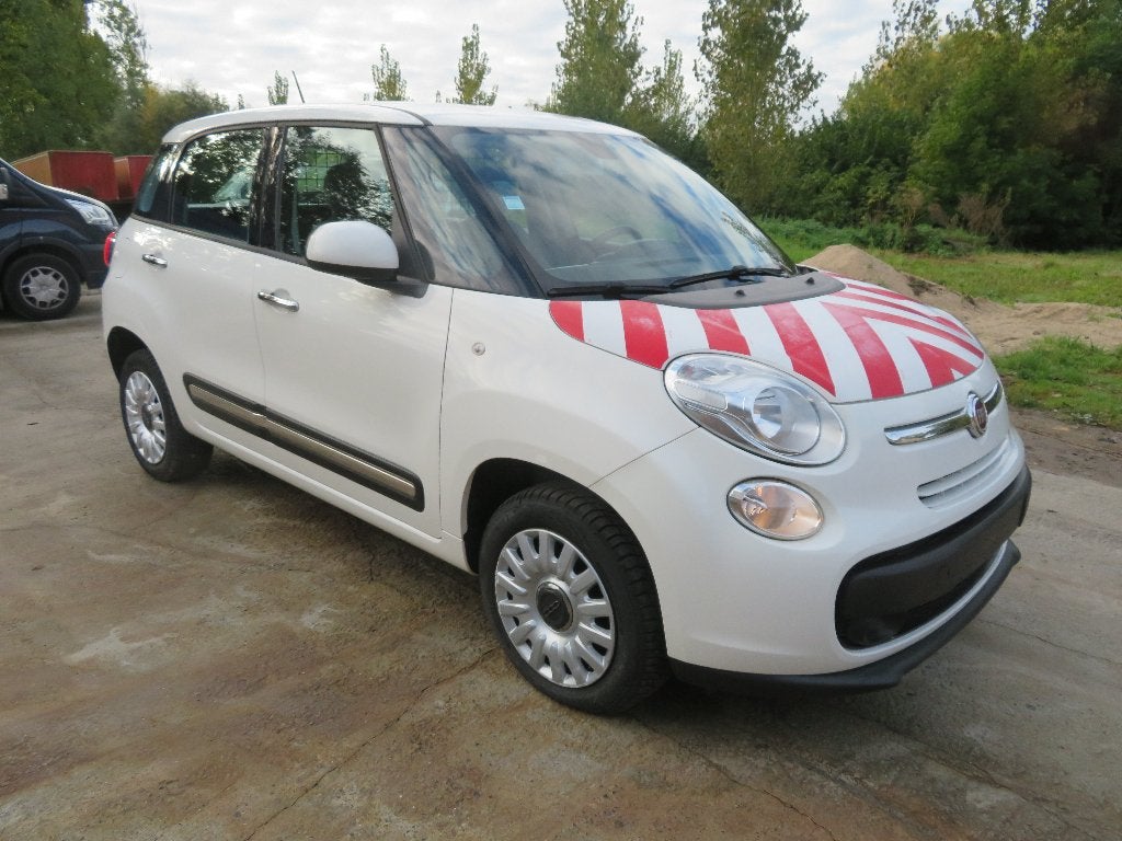 Fiat 500L - LCV - Benzine/CNG - 2017 - 82.492km - €6b, Auto's, Voorwielaandrijving, Stof, 875 cc, Wit