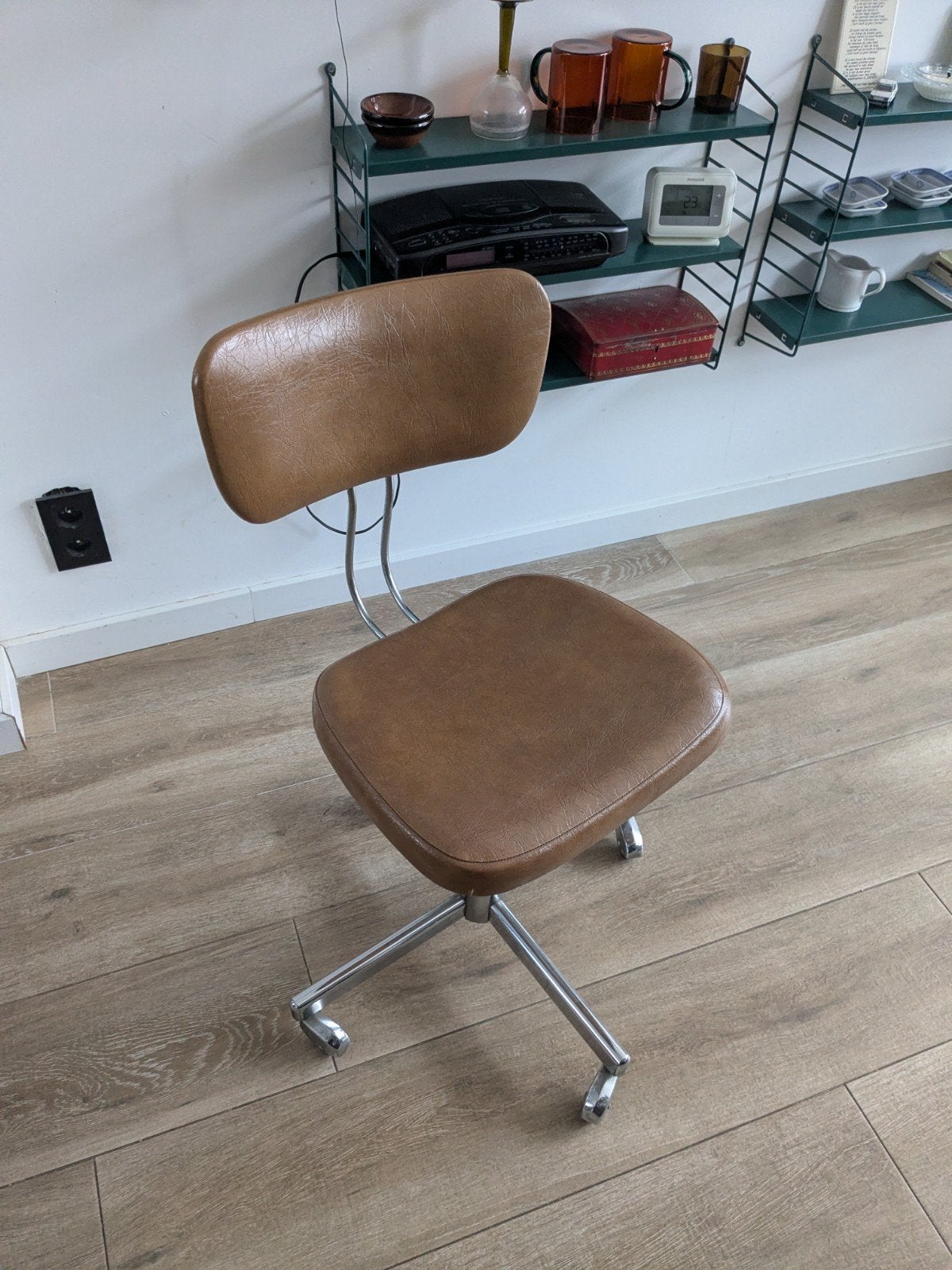 vintage bureaustoel, Ophalen of Verzenden, Bureaustoel