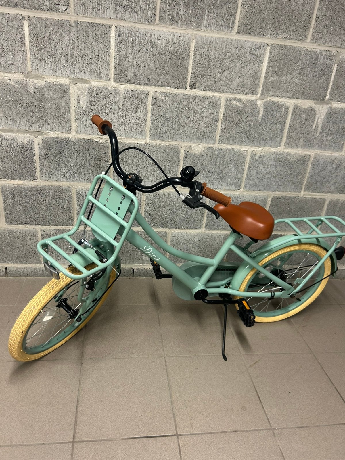 Meisjesfiets Groen 18 Inch, Ophalen, Nieuw, Terugtraprem, 18 inch