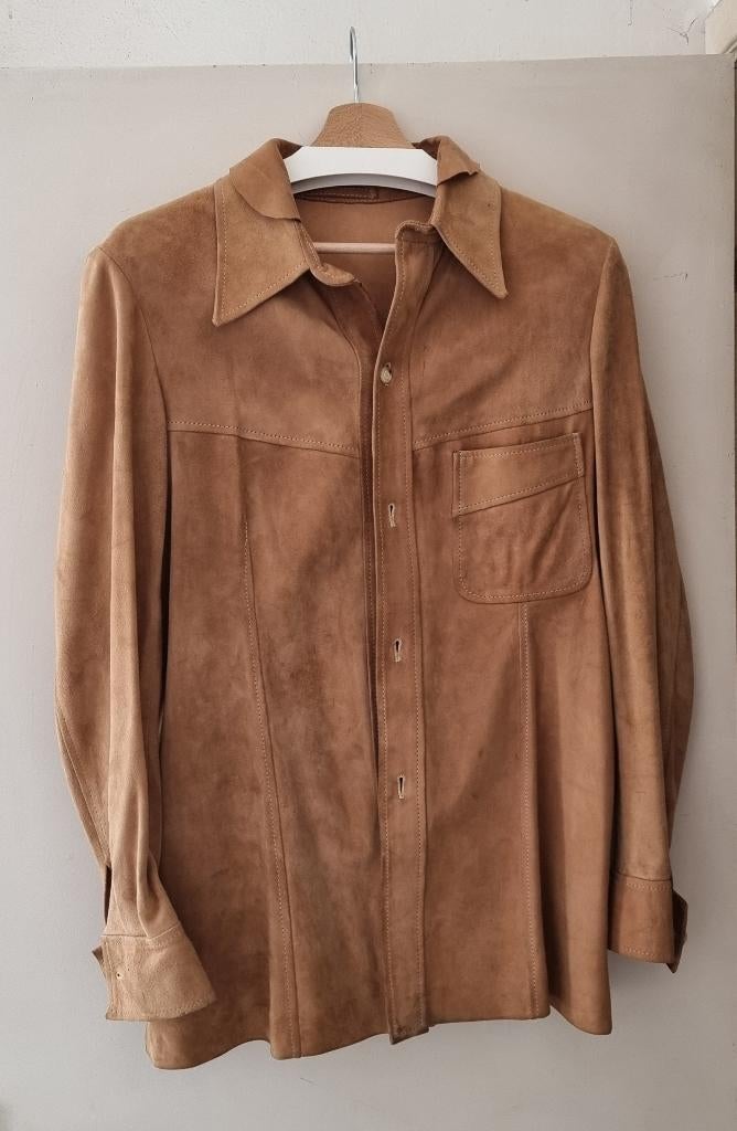 VESTE EN DAIM, Ophalen of Verzenden, Zo goed als nieuw, Maat 48/50 (M), Beige