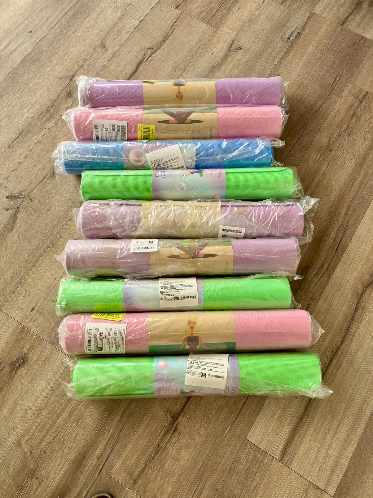 9 yogamatten nieuw, Ophalen