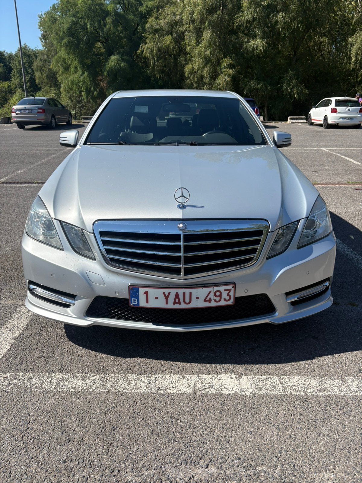 MERCEDES E-KLASSE E200, Auto's, Mercedes-Benz, Automaat, Zwart, Alcantara, Particulier