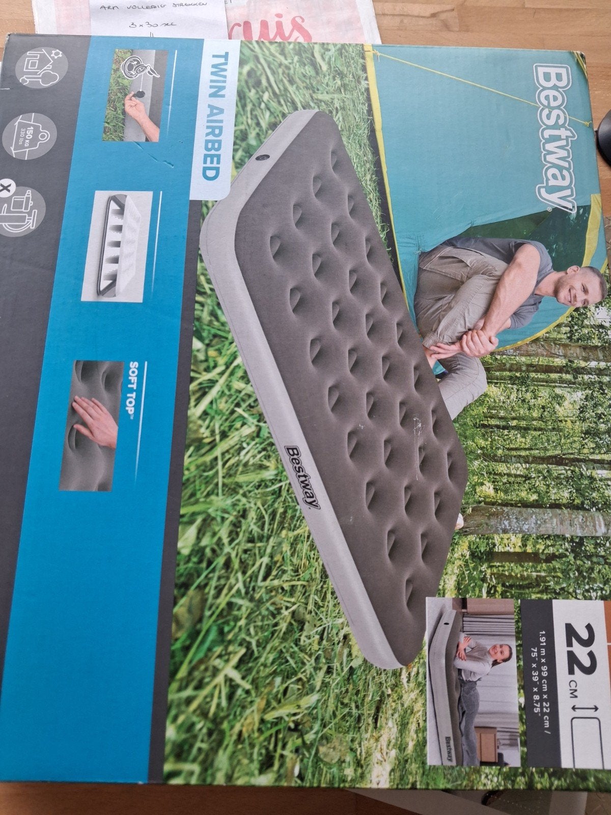 Luchtmatras, Ophalen