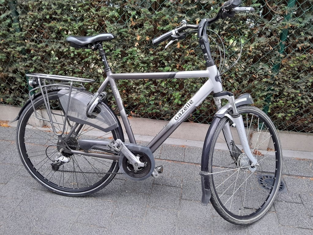 mooie herenfiets maat 57, Fietsen en Brommers, Fietsen | Heren | Herenfietsen, Ophalen, Versnellingen, Zo goed als nieuw, 57 tot 61 cm