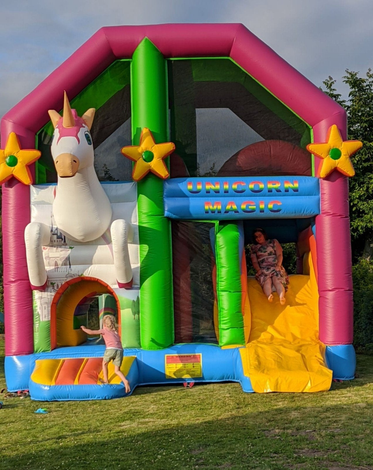 Multiplay springkasteel unicorn, Ophalen