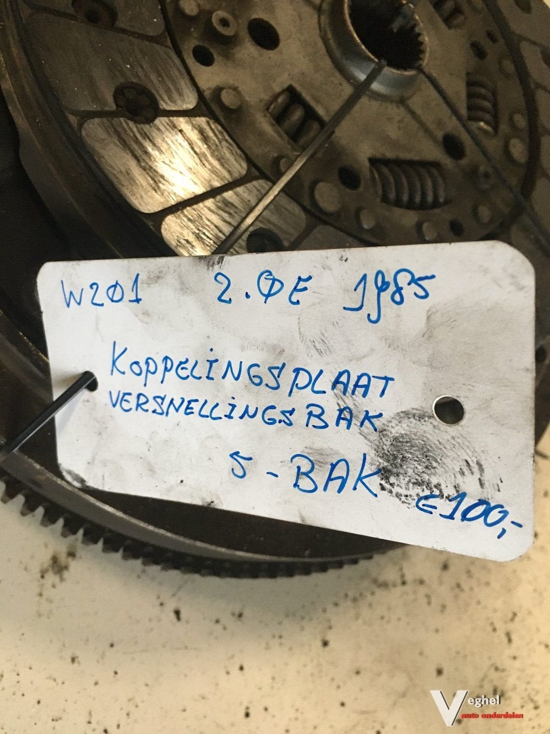 Mercedes w201 190 serie 1985  2.0 B Koppelingsplaat (5bak), Auto-onderdelen, Gebruikt, -, -, Ophalen of Verzenden