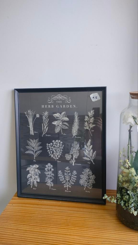 Ikea kader met poster, Vintage, Ophalen