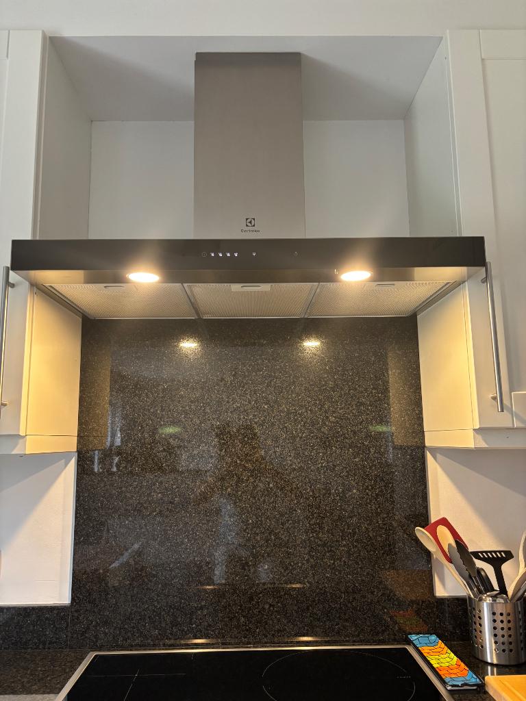 Hotte Electrolux LFT769X, 600 à 800 m³/h, Moteur, Encastré, Hotte murale