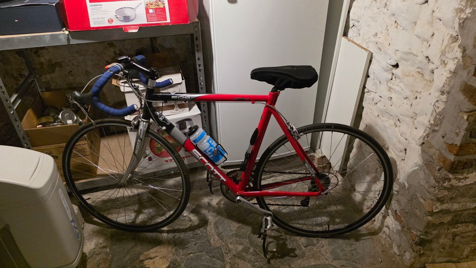 vélo de course  rouge, Frein sur jante, Enlèvement, Utilisé, Plus de 20 vitesses