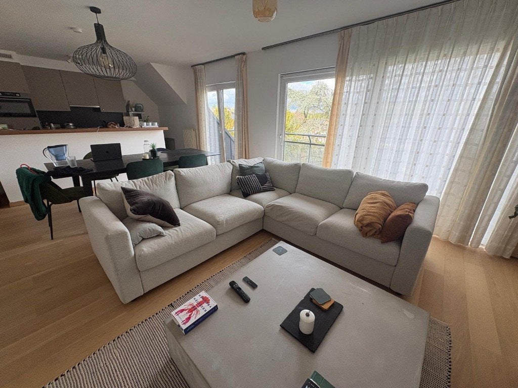 IKEA VIMLE hoekzetel 4-zits – Gunnared beige – €400, Maison & Meubles, 75 à 100 cm, Banc d'angle, Enlèvement, Utilisé