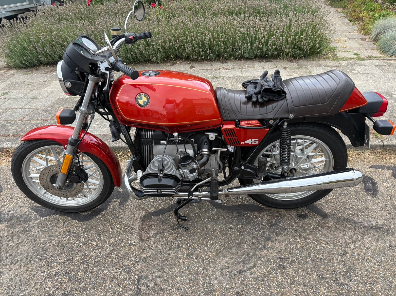 BMW R45 motorfiets, Cardan-aandrijving, 2 cilinders, Gebruikt, Particulier