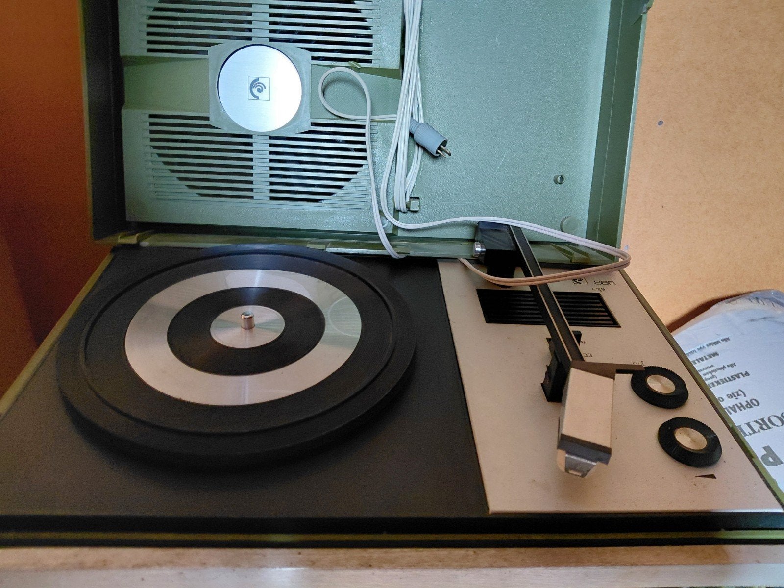 2 sbr platendraaiers vintage, Audio, Tv en Foto, Platenspelers, Ophalen, Gebruikt, Platenspeler