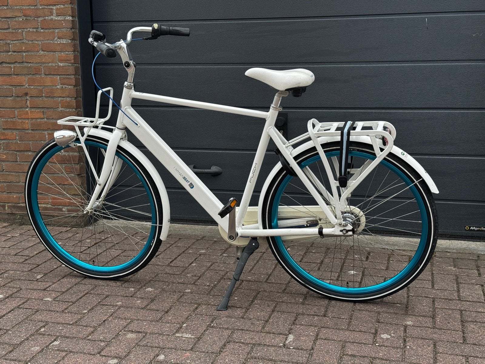 Mooie, unieke Puch herenfiets, kader 59 cm, 7 speed, Ophalen, Terugtraprem, Versnellingen, Zo goed als nieuw