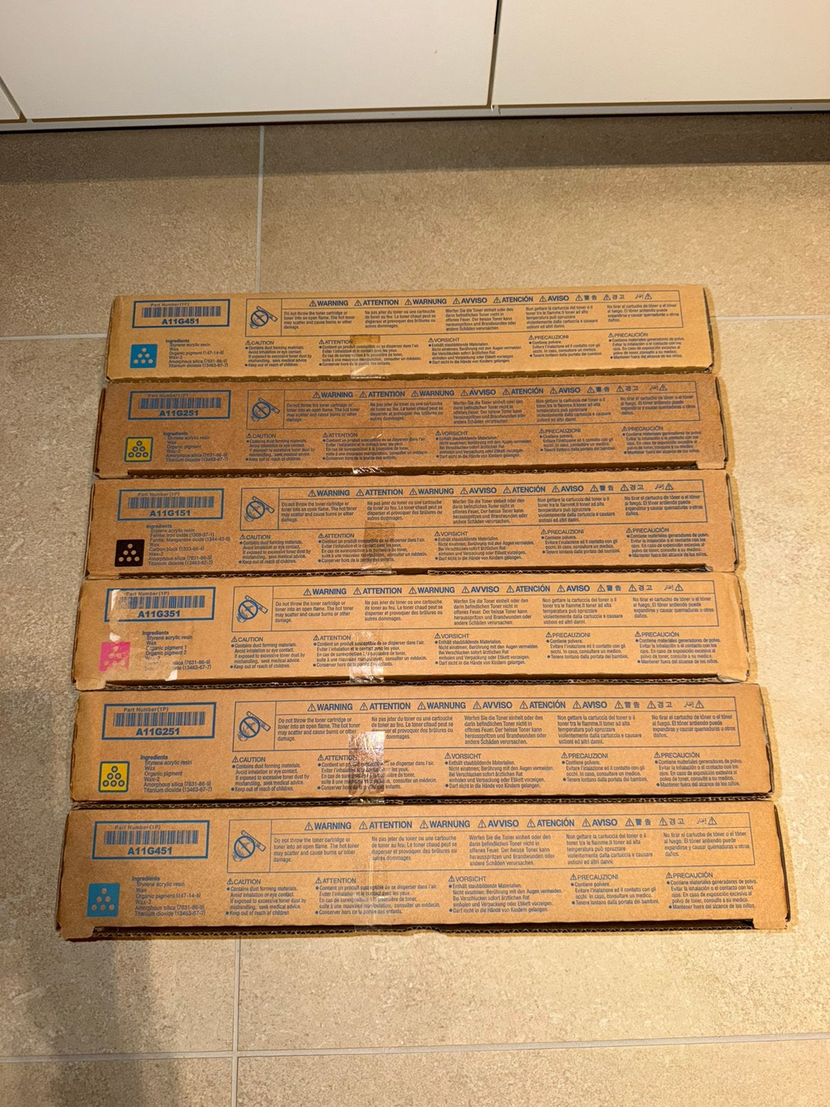 6x cartouche de toner originale Konica Minolta TN-216, Enlèvement ou Envoi, Comme neuf