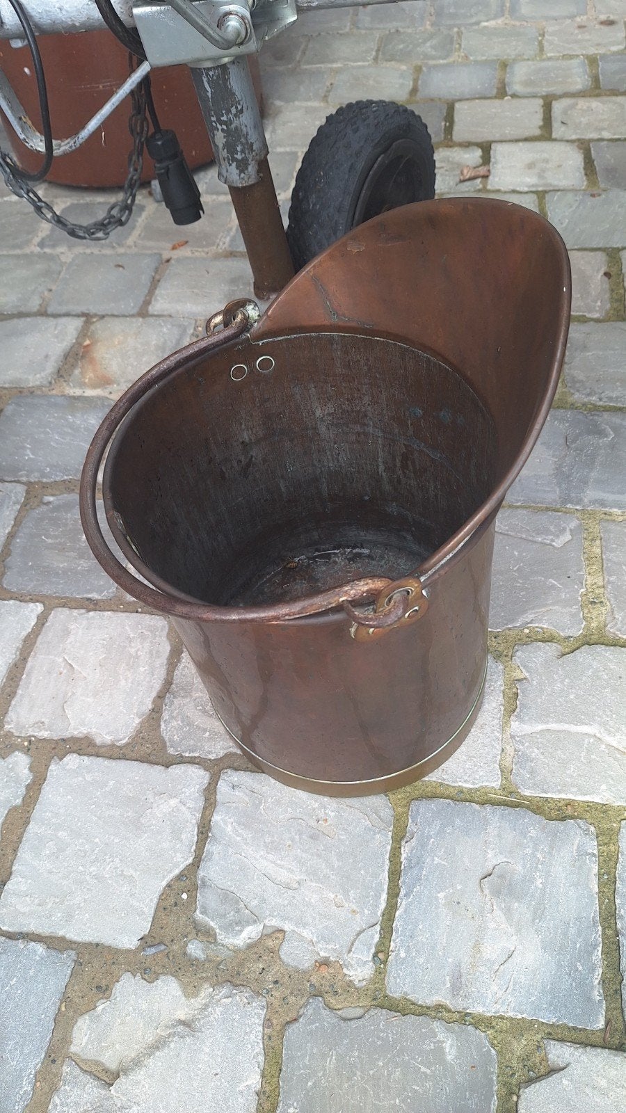 koperen emmer brouwerij ??, Antiek en Kunst, Ophalen of Verzenden