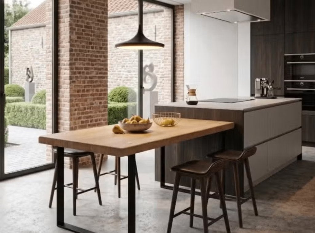 eiken tafel, Huis en Inrichting, Tafels | Eettafels, Ophalen, Gebruikt