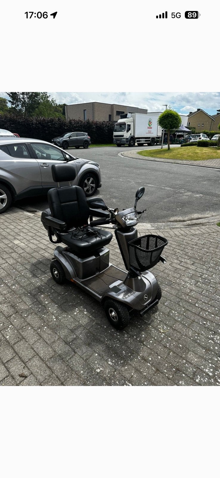 Scootmobiel, Ophalen, Gebruikt