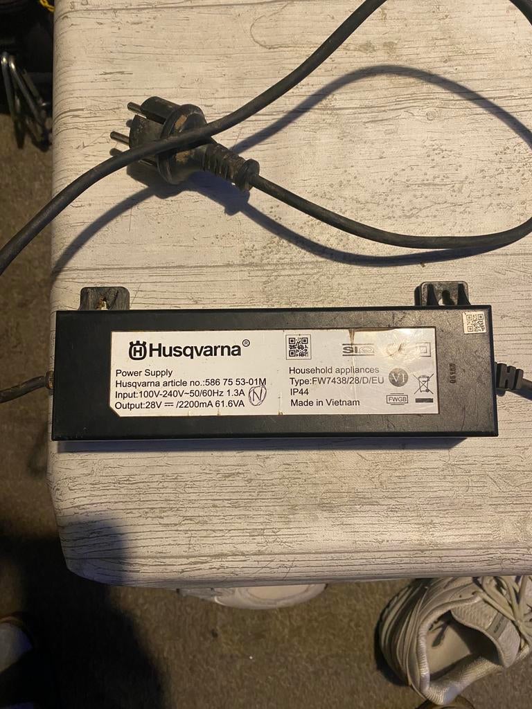 Lader husqvarna, Ophalen, Gebruikt