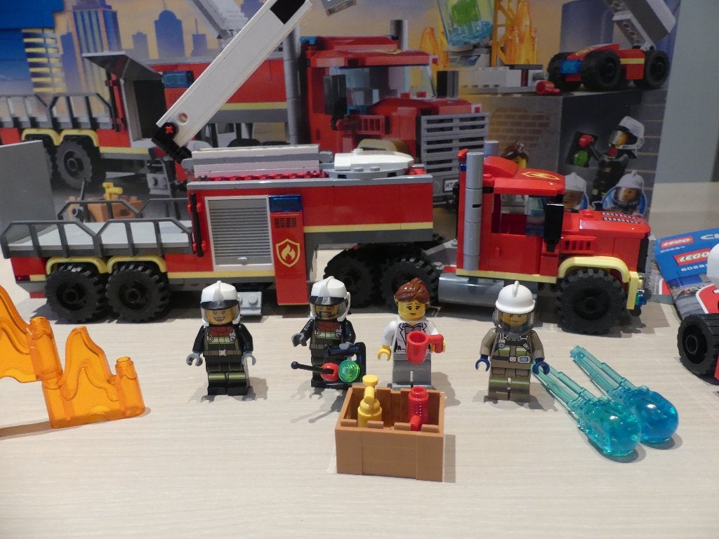 Lego City 60282 :  BRANDWEER - GROTE LADDERWAGEN, City, Lego, Ophalen of Verzenden, Zo goed als nieuw