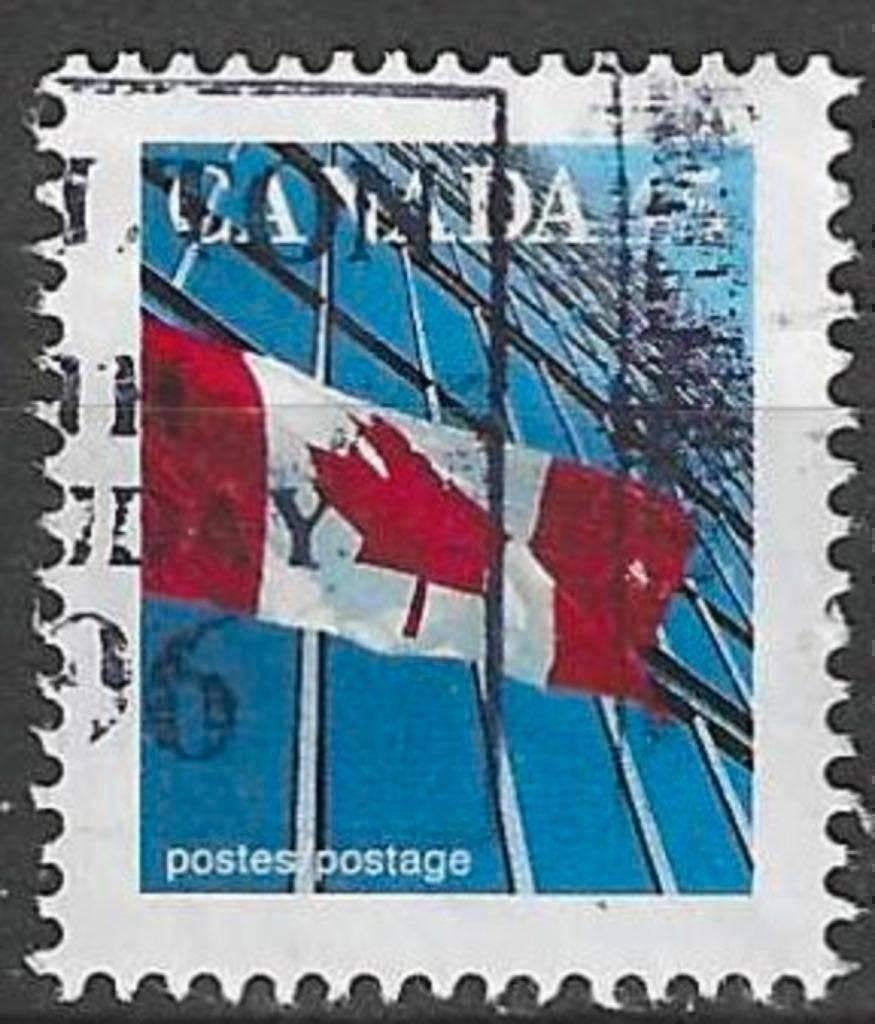 Canada 1995 - Yvert 1416 - Drapeau national canadien (ST), Envoi, Affranchi