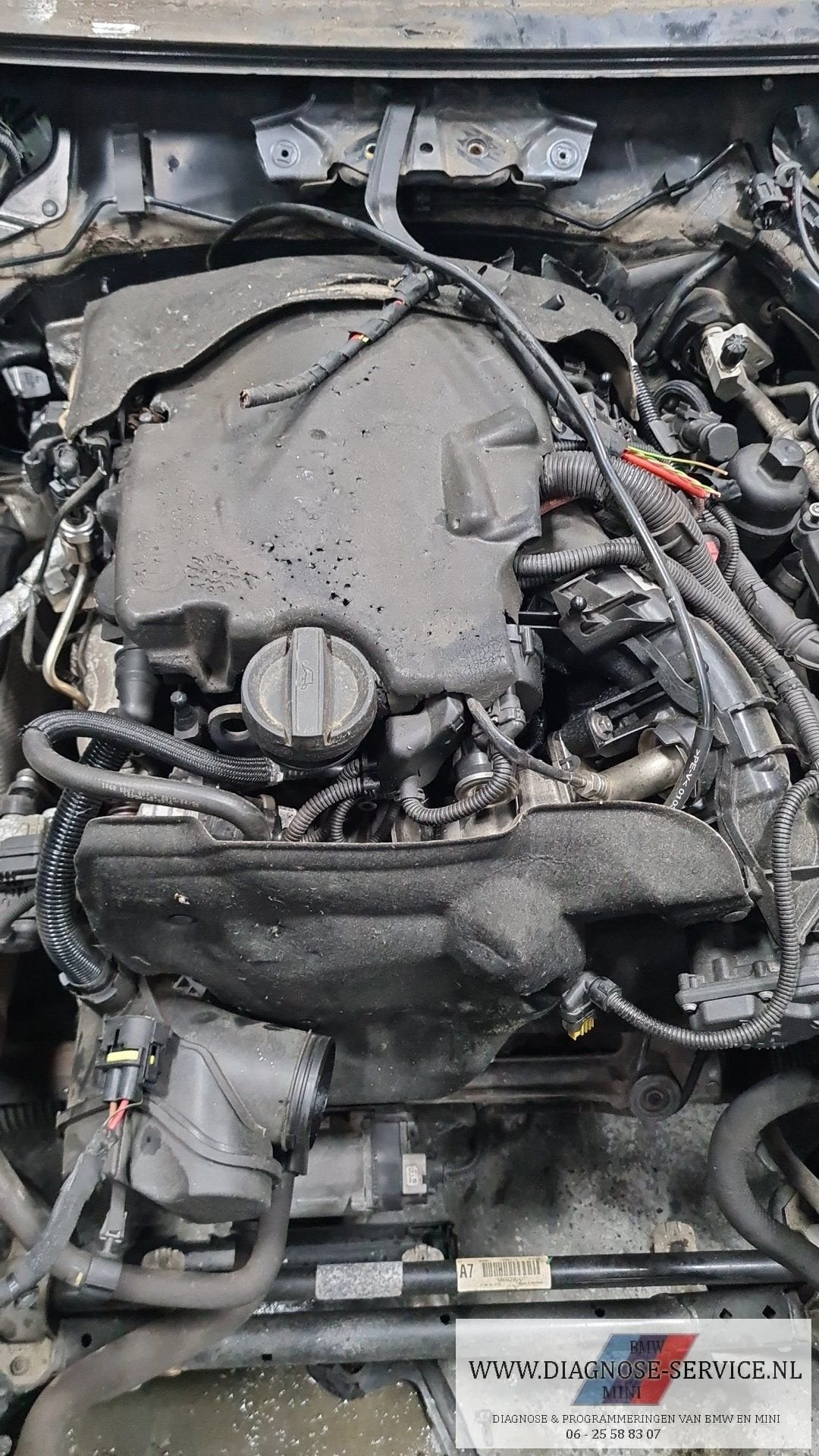 BMW 116d 2016 B37 B37D15A motor 1,5 diesel compleet met turb, -, -, Enlèvement, Utilisé