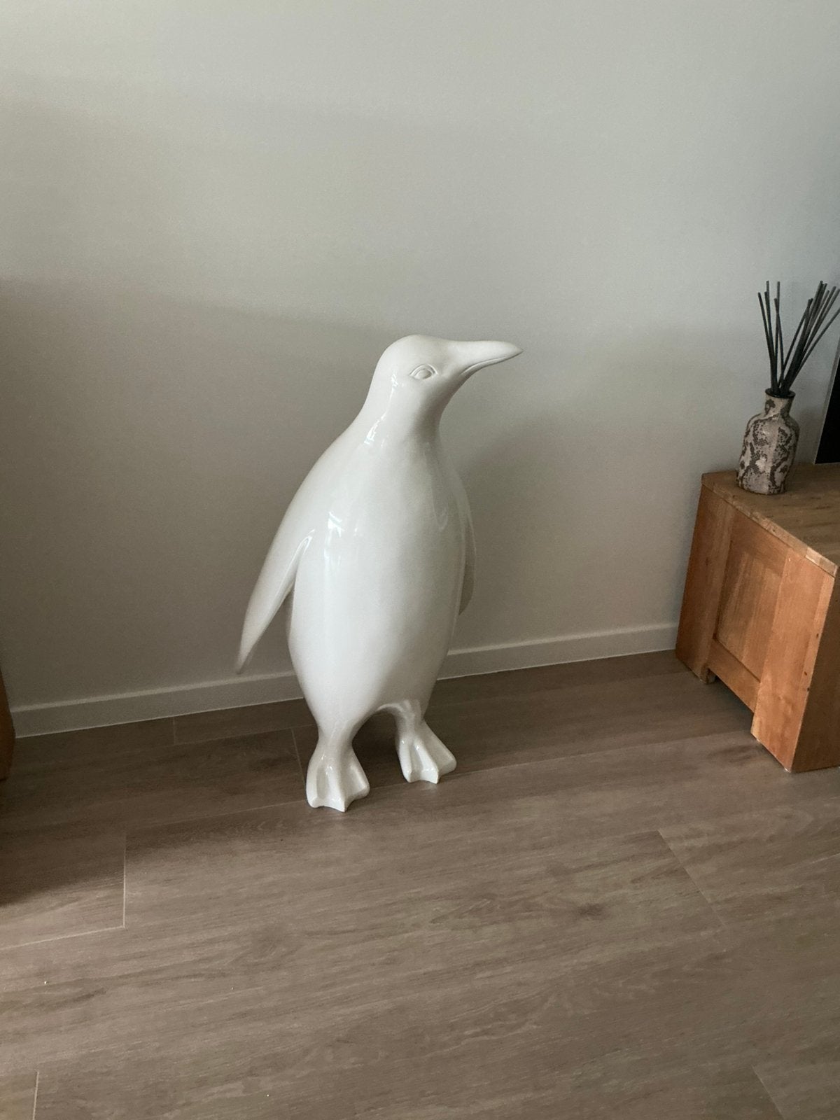 stijlvol wit pinguïn decoratiebeeld, Verzamelen, Ophalen of Verzenden