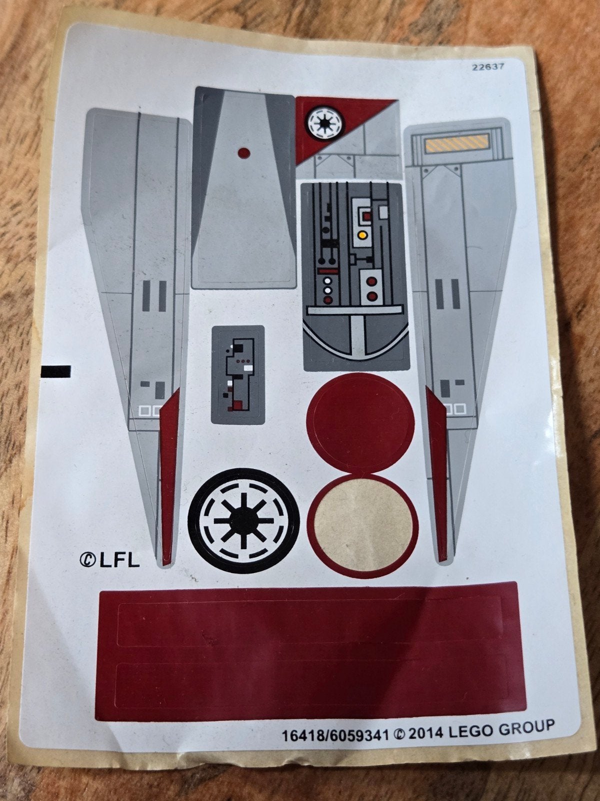 Feuille d'autocollants Lego Starwars, Enlèvement ou Envoi, Lego, Star Wars