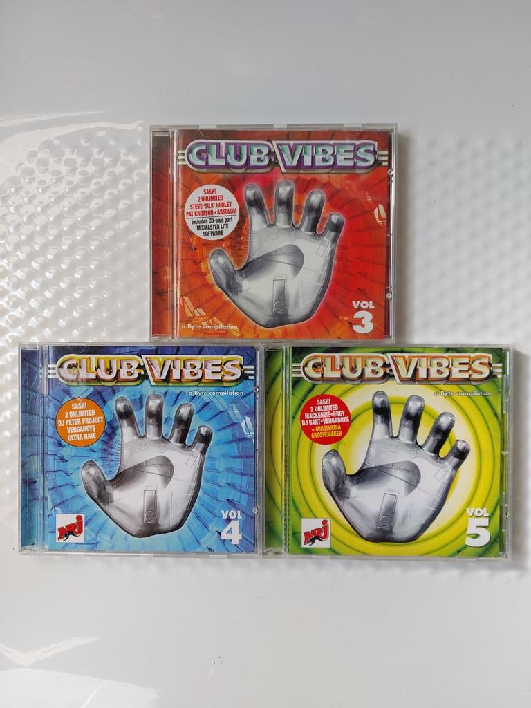 CLUB VIBES 3+4+5, Cd's en Dvd's, Verzenden