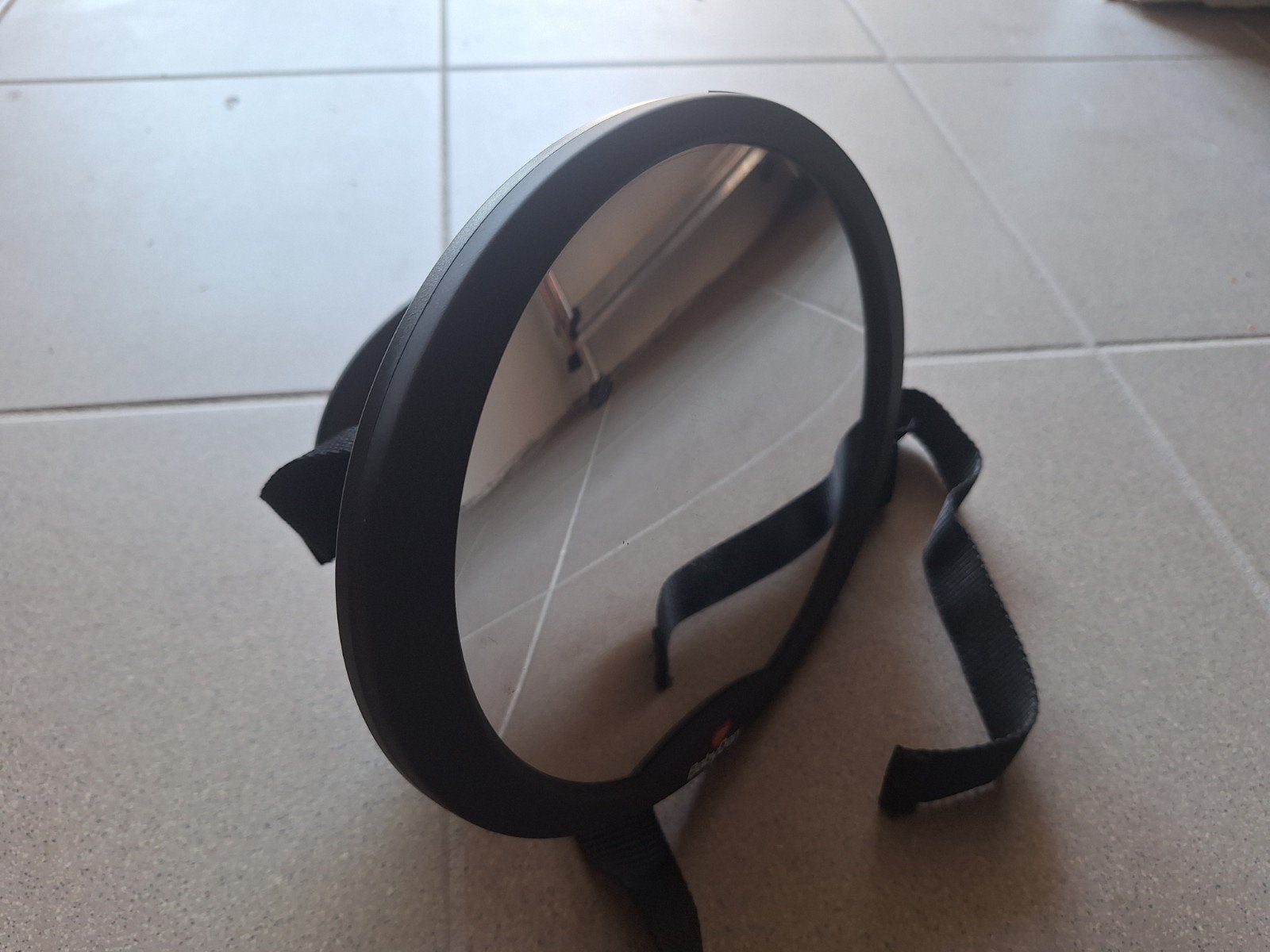 BabyDan autospiegel / achteruitkijkspiegel – zwart, Overige methoden, Ophalen of Verzenden, Zo goed als nieuw, 0 t/m 10 kg