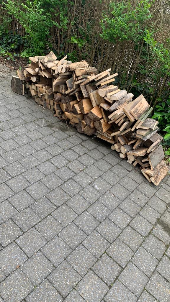Brandhou, Ophalen
