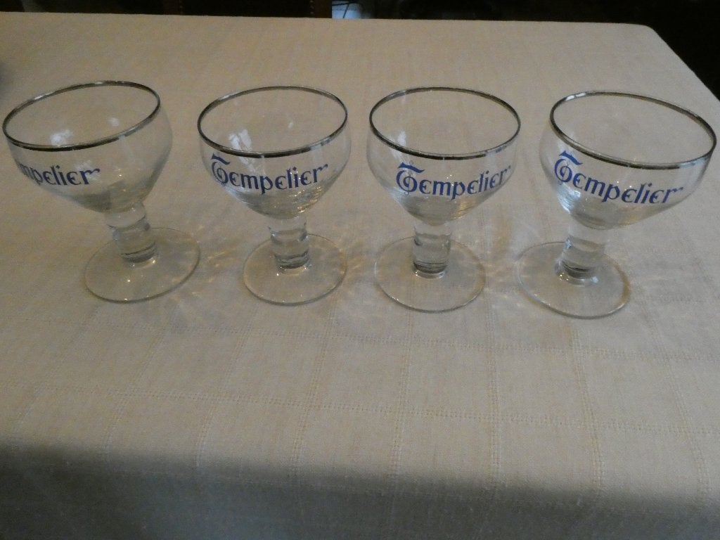 Tempelier glazen, Ophalen, Zo goed als nieuw, Bierglas