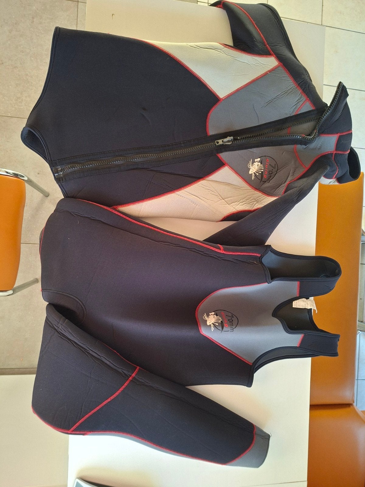 2 - delig duikpak Tribord M42 / 7,0mm, Sports nautiques & Bateaux, Plongée, Enlèvement, Combinaison de plongée