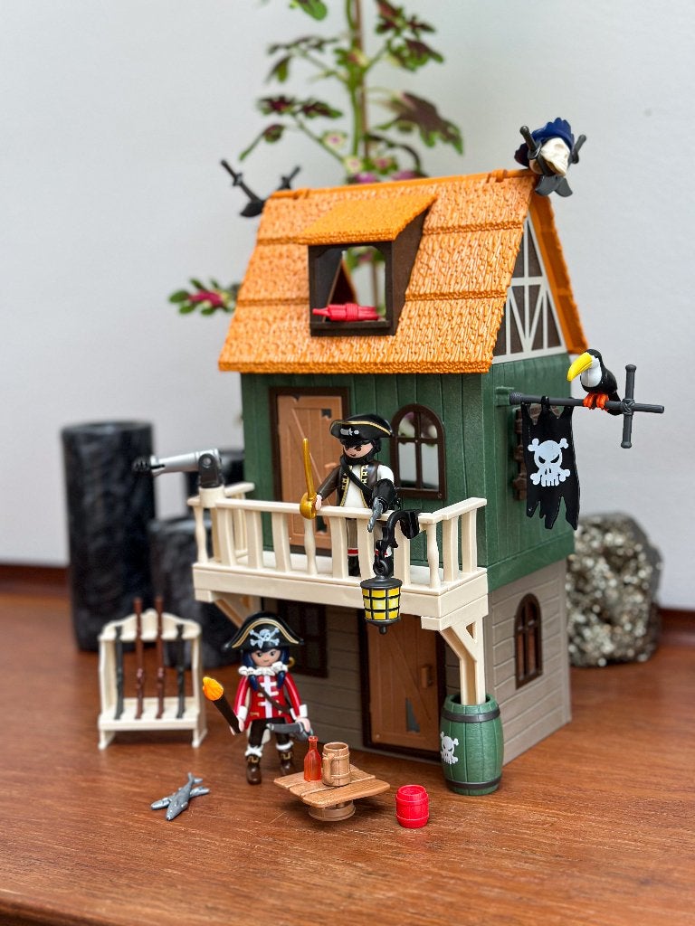 Playmobil piratenfort met geheime vesting & figuren, Enfants & Bébés, Enlèvement ou Envoi, Utilisé, Pirates, Château/Fort