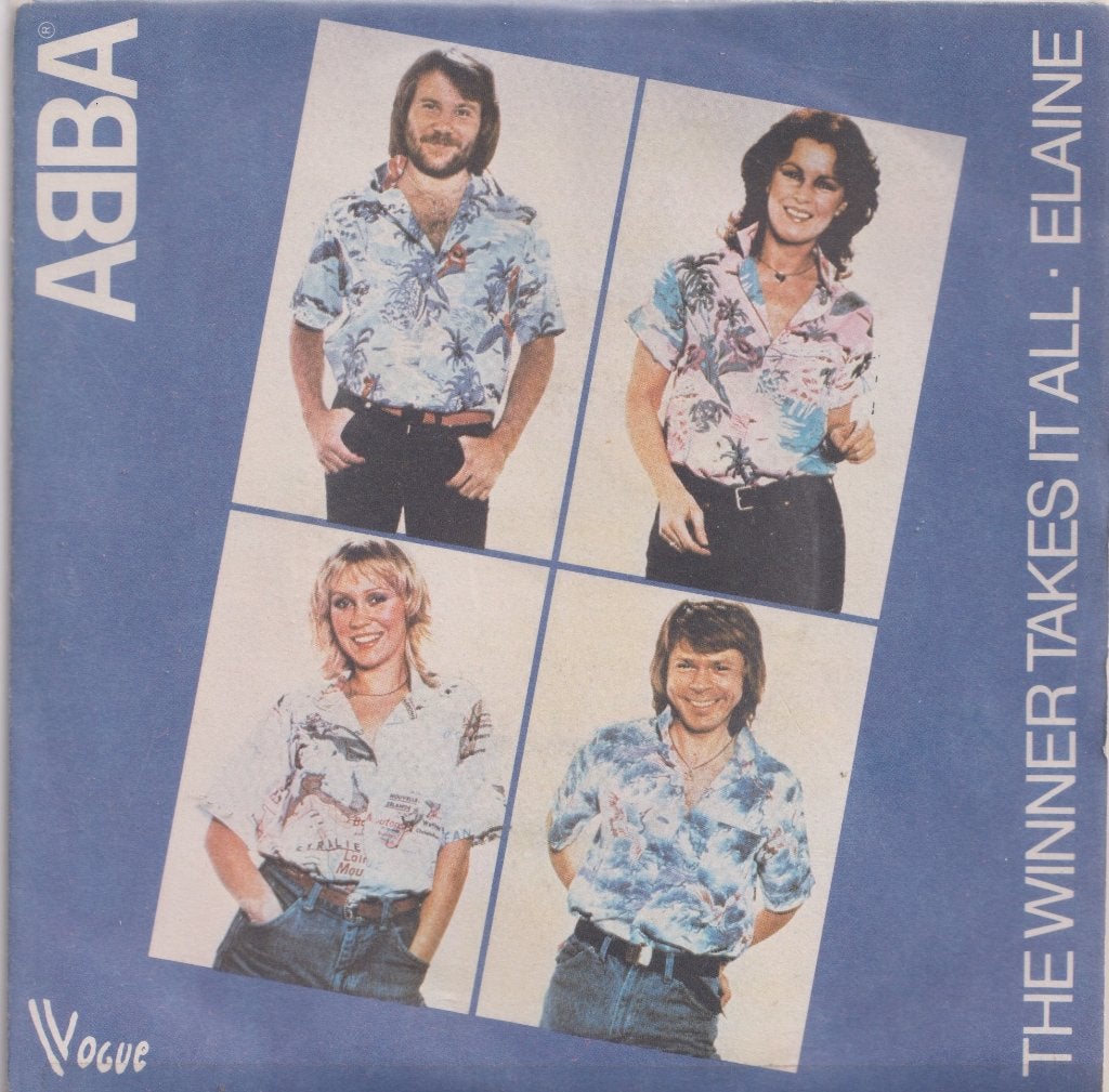 ABBA – The winner takes it all / Elaine - Single, CD & DVD, Vinyles Singles, Enlèvement ou Envoi, Utilisé, 7 inch, Pop