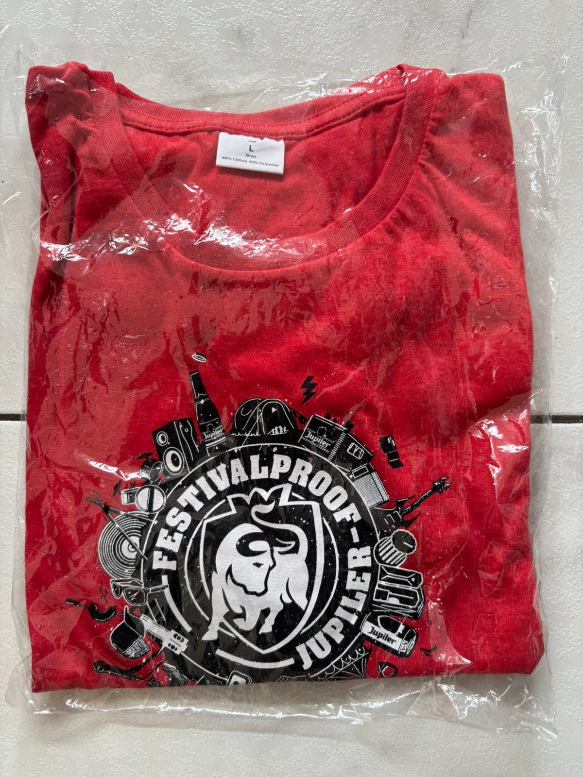 Festival T-shirt Jupiler, Vêtements | Hommes, Enlèvement, Neuf, Taille 52/54 (L), Rouge