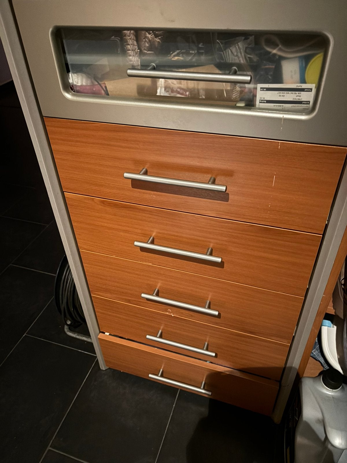 Kast met 6 schuiven en 2 nachtkastjes, Ophalen, Zo goed als nieuw