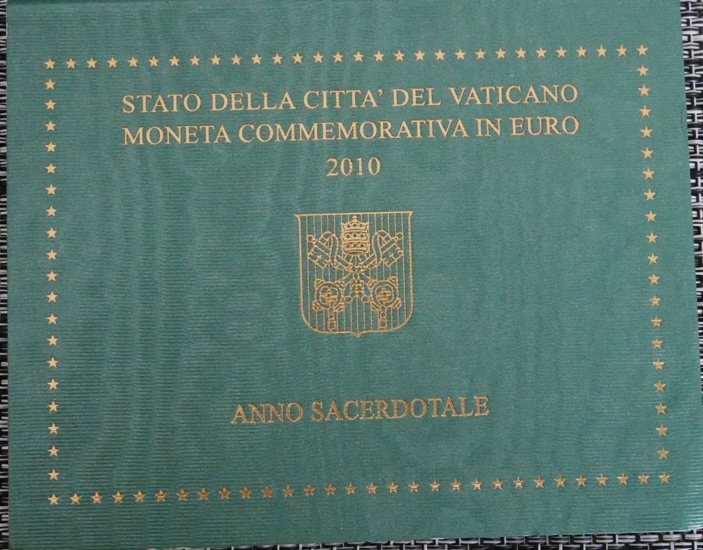 2 euros Vatican 2010 -  Année sacerdotale, Enlèvement ou Envoi, Vatican, 2 euros