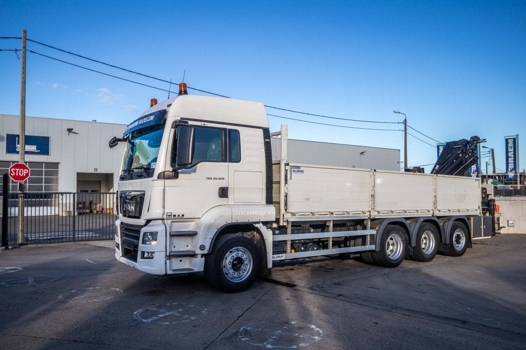MAN TGS 35.420 BL-8X4-4 +HIAB 188 E-2, Autos, Camions, 460 ch, Achat, Euro 6, Entreprise