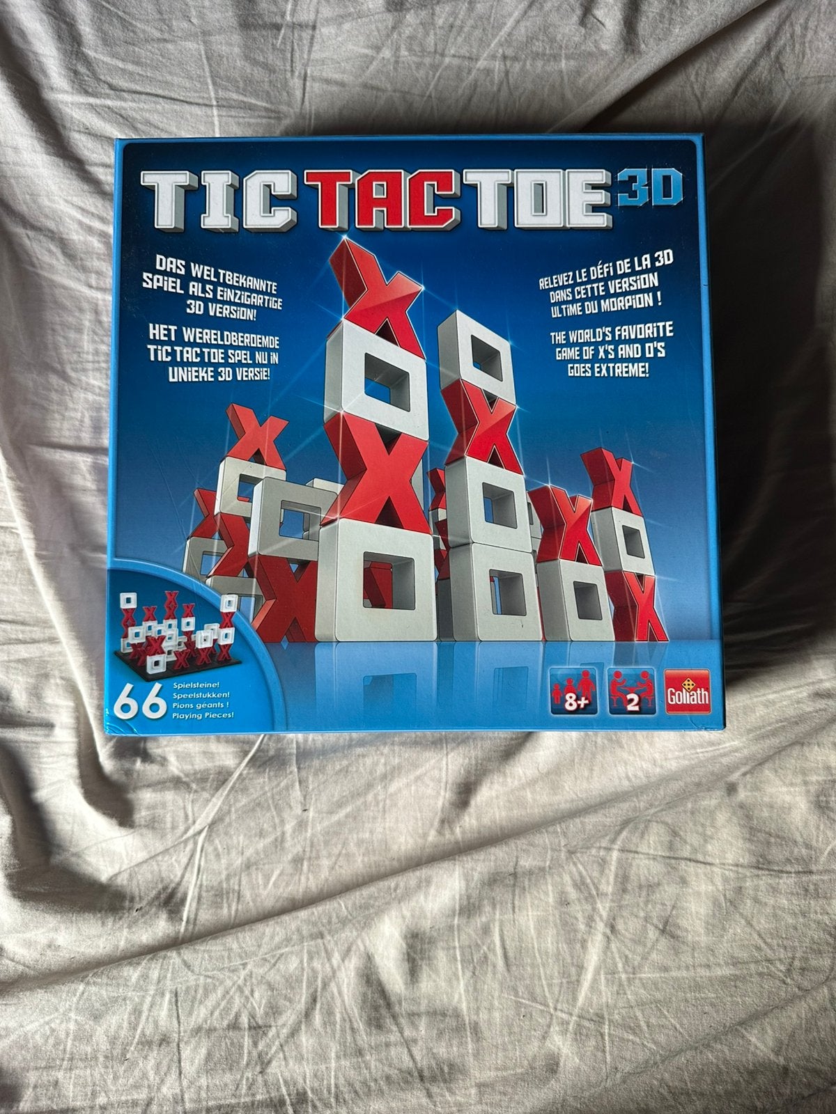 3D tic tac toe, Hobby en Vrije tijd, Gezelschapsspellen | Bordspellen, Een of twee spelers, Ophalen, Zo goed als nieuw