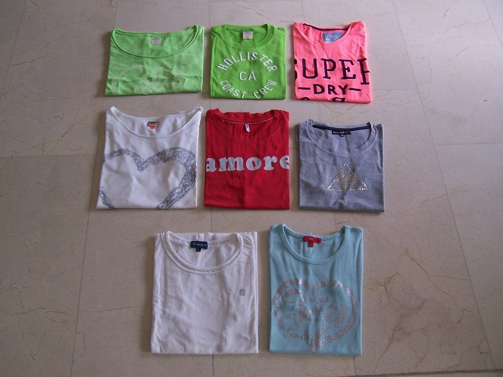 7 T-shirts–Desigual,Superdry,Only,Terre Bleue,EDC–XS tem XL, Kleding | Dames, T-shirts, Desigual,Superdry,Only, Overige kleuren