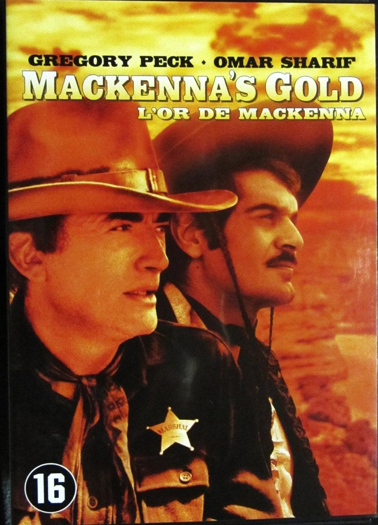 DVD WESTERN- THE MACKENNA'S GOLD (GREGORY PECK ...) 1968, Cd's en Dvd's, Dvd's | Actie, Alle leeftijden, Nederlands, Overige genres