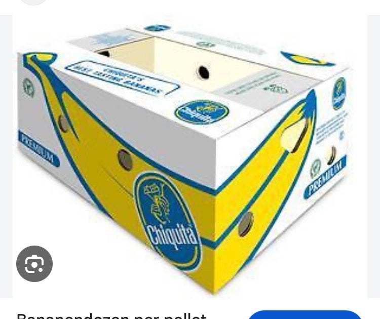 Bananendozen, Doe-het-zelf en Bouw, Ophalen, Zo goed als nieuw, Doos