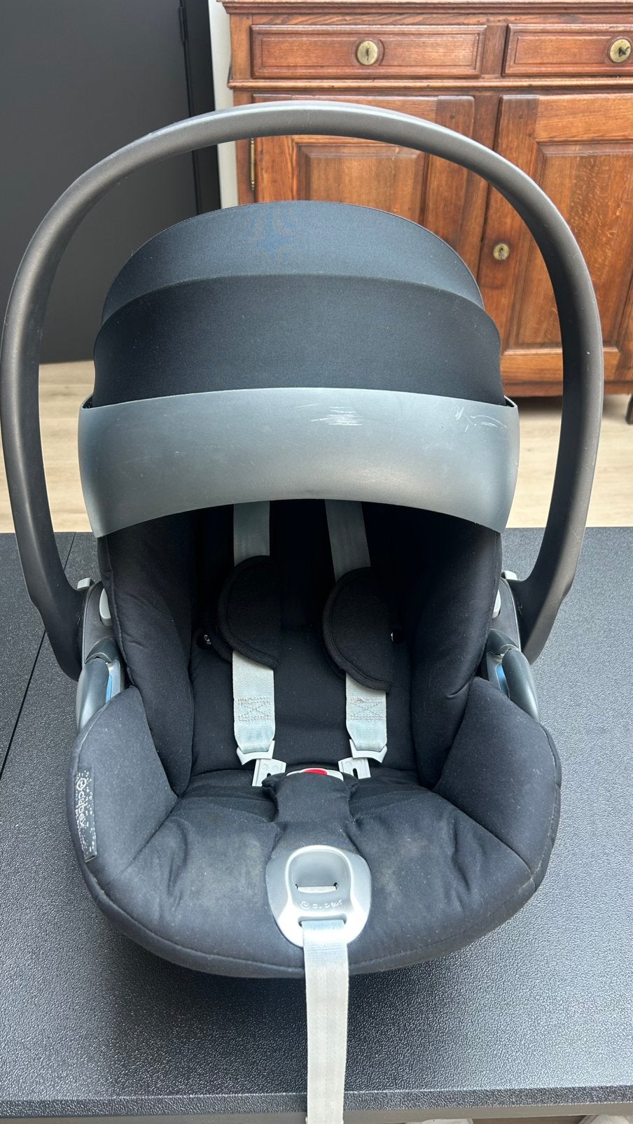 Cybex autostoel zwart,, Autogordel of Isofix, Gebruikt, Afneembare rugleuning, 0 t/m 13 kg