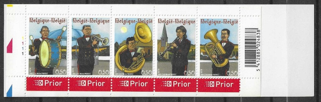 België OPC B57 Muziek Harmoniën en Fanfares **, Ophalen of Verzenden, Postfris, Postfris, Muziek