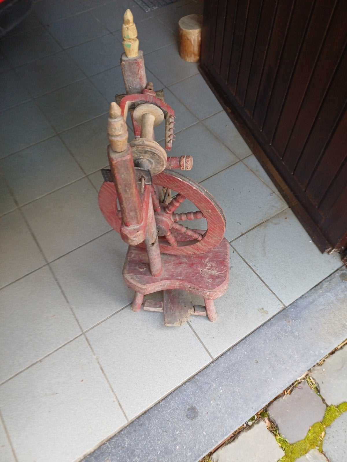 Très vieux rouet, Enlèvement, Utilisé, Rouet