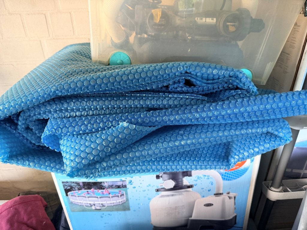 Intex Prism Premium Opzetbad +verwarming, Rond, 300 cm of meer, Zo goed als nieuw, Opzetzwembad