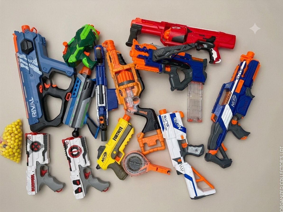 Lot de blasters NERF dont collectors, Ophalen, Gebruikt