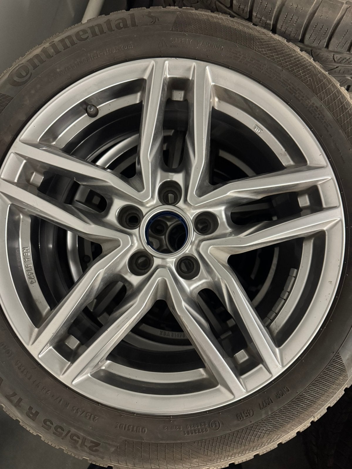 4 roues hiver Alutec Ikenu 17” 5x112 Continental, Autos : Pièces & Accessoires, Pneus hiver, Enlèvement, Pneu(s), 17 pouces